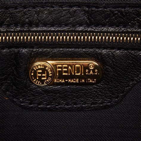 fendi black flip bag|vintage fendi bag black.